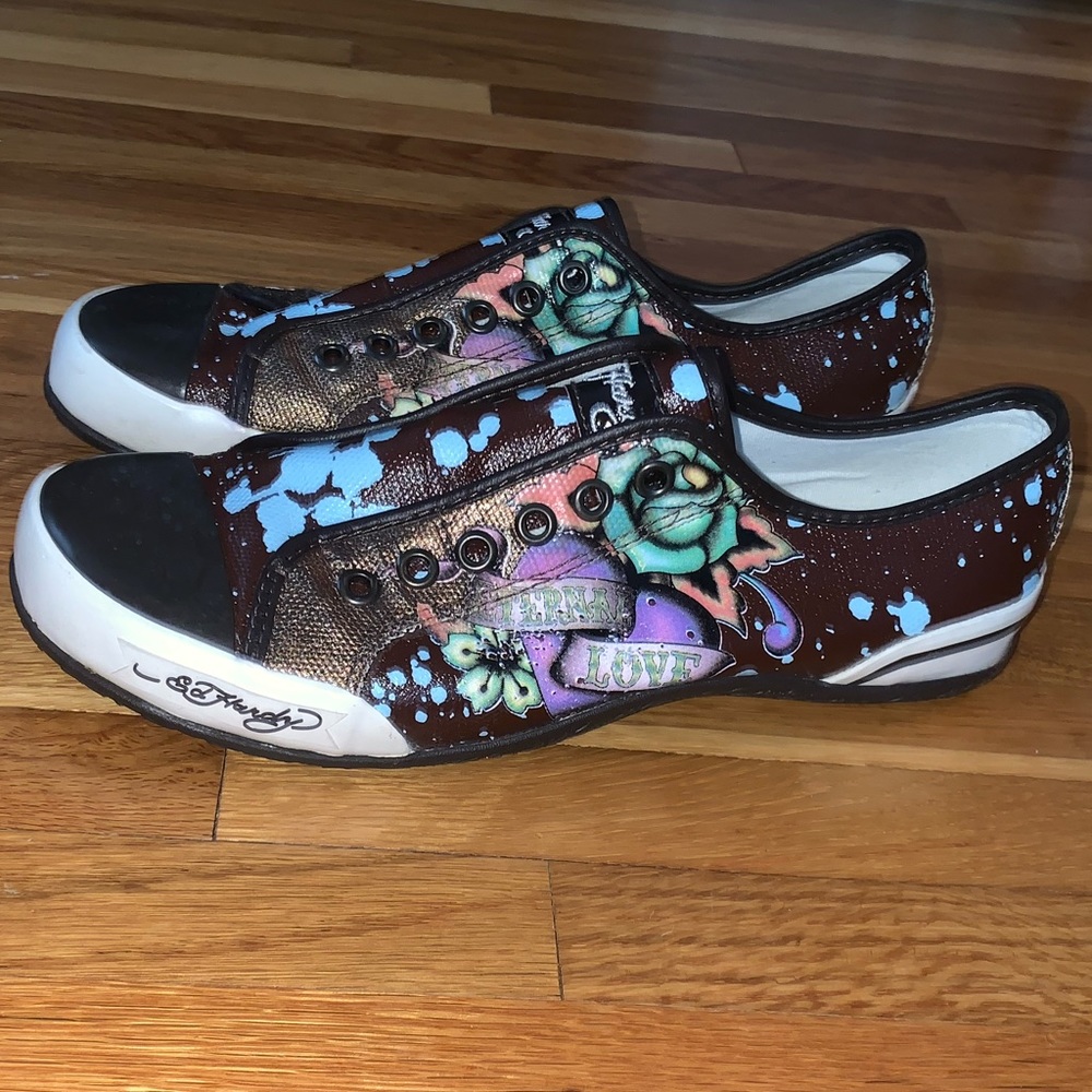 Ed Hardy Women’s Low-Top Shoes Size 7